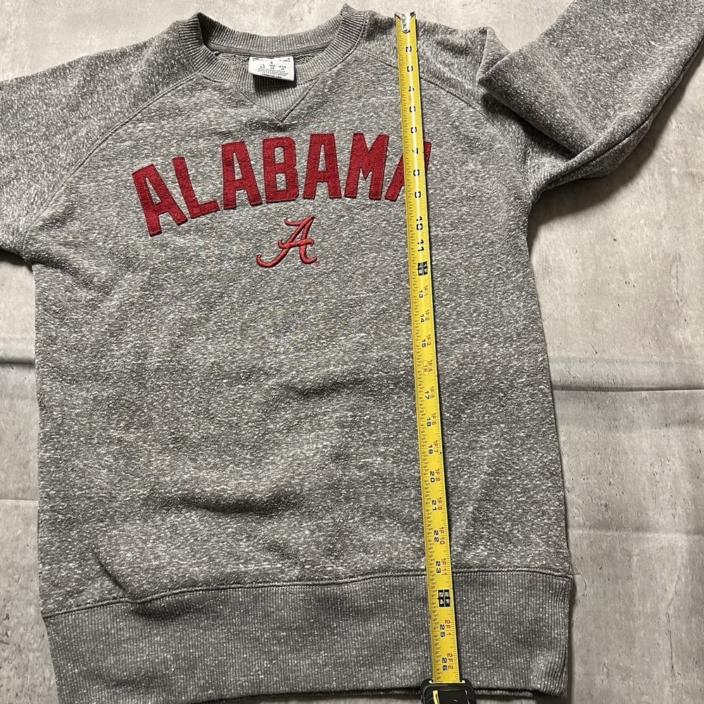 Alabama Crimson Tide Sweatshirt Mens Small Gray Red Sweater Champion NCAA - Picture 5 of 9